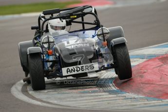 © Octane Photographic Ltd. Motors TV day – Donington Park, Saturday 31st March 2012. Caterham Graduates – Super and Sigma classes. Digital ref : 0269cb1d0396