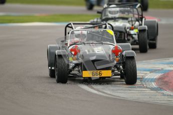 © Octane Photographic Ltd. Motors TV day – Donington Park, Saturday 31st March 2012. Caterham Graduates – Super and Sigma classes. Digital ref : 0269cb1d0422