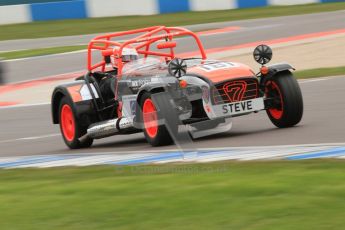 © Octane Photographic Ltd. Motors TV day – Donington Park, Saturday 31st March 2012. Caterham Graduates – Super and Sigma classes. Digital ref : 0269cb7d6348
