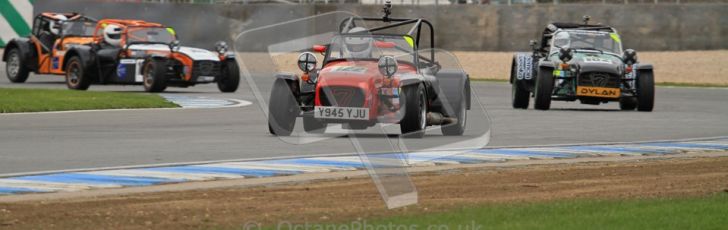 © Octane Photographic Ltd. Motors TV day – Donington Park, Saturday 31st March 2012. Caterham Graduates – Super and Sigma classes. Digital ref : 0269lw7d8701