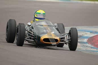 © Octane Photographic Ltd. Motors TV day – Donington Park,  Saturday 31st March 2012. Formula Junior 2nd session, John Truslove - Brabham BT6. Digital ref : 0268cb1d0017