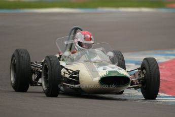 © Octane Photographic Ltd. Motors TV day – Donington Park, Saturday 31st March 2012. Formula Junior 2nd session, Pete Morton - Lightning Envoyette. Digital ref : 0268cb1d0019