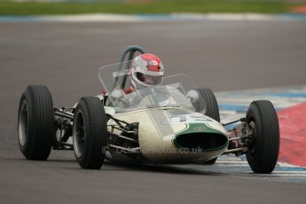 © Octane Photographic Ltd. Motors TV day – Donington Park,  Saturday 31st March 2012. Formula Junior 2nd session, Pete Morton - Lightning Envoyette. Digital ref : 0268cb1d0019