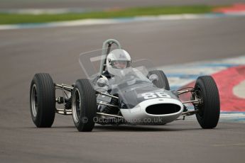 © Octane Photographic Ltd. Motors TV day – Donington Park, Saturday 31st March 2012. Formula Junior 2nd session, Steve Jones - Cooper T67. Digital ref : 0268cb1d0021