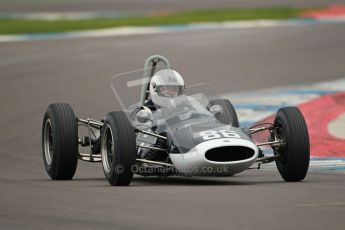 © Octane Photographic Ltd. Motors TV day – Donington Park,  Saturday 31st March 2012. Formula Junior 2nd session, Steve Jones - Cooper T67. Digital ref : 0268cb1d0021