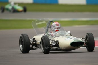 © Octane Photographic Ltd. Motors TV day – Donington Park, Saturday 31st March 2012. Formula Junior 2nd session, Pete Morton - Lightning Envoyette. Digital ref : 0268cb1d0080