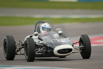 © Octane Photographic Ltd. Motors TV day – Donington Park, Saturday 31st March 2012. Formula Junior 2nd session, Andrew Turvey - Lola Mk.5A. Digital ref : 0268cb1d0088