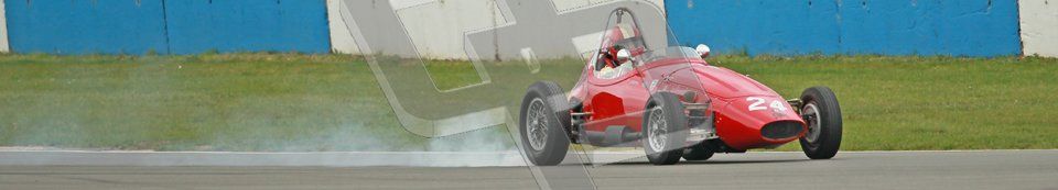© Octane Photographic Ltd. Motors TV day – Donington Park,  Saturday 31st March 2012. Formula Junior 2nd session, Michael Waller - PM Poggi. Digital ref : 0268cb1d0093