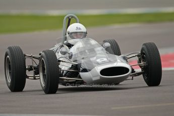 © Octane Photographic Ltd. Motors TV day – Donington Park, Saturday 31st March 2012. Formula Junior 2nd session, Steve Jones - Cooper T67. Digital ref : 0268cb1d0188