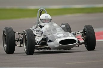 © Octane Photographic Ltd. Motors TV day – Donington Park,  Saturday 31st March 2012. Formula Junior 2nd session, Steve Jones - Cooper T67. Digital ref : 0268cb1d0188