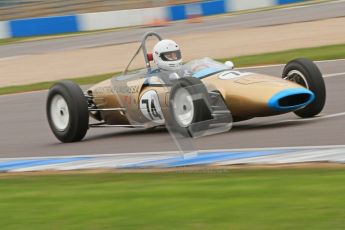 © Octane Photographic Ltd. Motors TV day – Donington Park, Saturday 31st March 2012. Formula Junior 2nd session, Francesco Baldanza - Lotus 22. Digital ref : 0268cb7d6257