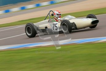 © Octane Photographic Ltd. Motors TV day – Donington Park, Saturday 31st March 2012. Formula Junior 2nd session, Pete Morton - Lightning Envoyette. Digital ref : 0268cb7d6318