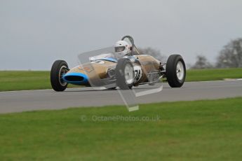 © Octane Photographic Ltd. Motors TV day – Donington Park,  Saturday 31st March 2012. Formula Junior 2nd session, Francesco Baldanza - Lotus 22. Digital ref : 0268lw7d8347