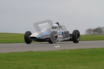 © Octane Photographic Ltd. Motors TV day – Donington Park,  Saturday 31st March 2012. Formula Junior 2nd session, Jonathan Hughes - Brabham BT6. Digital ref : 0268lw7d8362