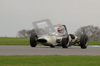 © Octane Photographic Ltd. Motors TV day – Donington Park, Saturday 31st March 2012. Formula Junior 2nd session, Pete Morton - Lightning Envoyette. Digital ref : 0268lw7d8375