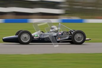 © Octane Photographic Ltd. Motors TV day – Donington Park,  Saturday 31st March 2012. Formula Junior 2nd session, Chris Drake - Elva 300. Digital ref : 0268lw7d8521