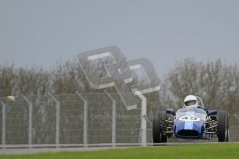 © Octane Photographic Ltd. Motors TV day – Donington Park,  Saturday 31st March 2012. Formula Junior 2nd session, Phoebe Rolt - Elva 200. Digital ref : 0268lw7d8597