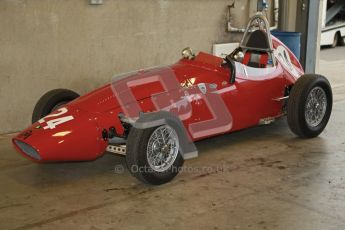 © Octane Photographic Ltd. Motors TV day – Donington Park,  Saturday 31st March 2012. Formula Junior Free practice, Michael Waller - PM Poggi. Digital ref : 0264cb1d8894