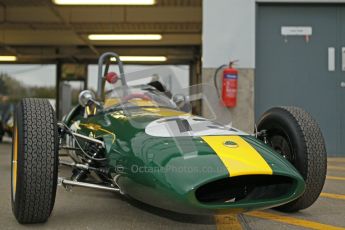 © Octane Photographic Ltd. Motors TV day – Donington Park,  Saturday 31st March 2012. Formula Junior Free practice, Peter Anstiss - Lotus 20/22. Digital ref : 0264cb1d8905