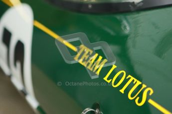 © Octane Photographic Ltd. Motors TV day – Donington Park,  Saturday 31st March 2012. Formula Junior Free practice, Peter Anstiss - Lotus 20/22. Digital ref : 0264cb1d8908