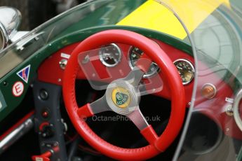 © Octane Photographic Ltd. Motors TV day – Donington Park,  Saturday 31st March 2012. Formula Junior Free practice, Peter Anstiss - Lotus 20/22. Digital ref : 0264cb1d8912