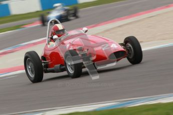 © Octane Photographic Ltd. Motors TV day – Donington Park,  Saturday 31st March 2012. Formula Junior Free practice, Michael Waller - PM Poggi. Digital ref : 0264cb1d8927