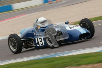 © Octane Photographic Ltd. Motors TV day – Donington Park,  Saturday 31st March 2012. Formula Junior Free practice, Phoebe Rolt - Elva 200. Digital ref : 0264cb1d8931