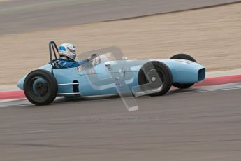 © Octane Photographic Ltd. Motors TV day – Donington Park,  Saturday 31st March 2012. Formula Junior Free practice, Stuart Roach - Alexis Mk.2. Digital ref : 0264cb1d9006