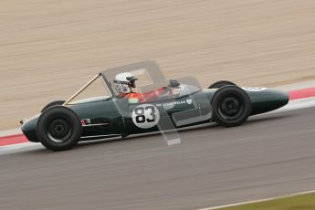 © Octane Photographic Ltd. Motors TV day – Donington Park,  Saturday 31st March 2012. Formula Junior Free practice, Denis Welch - Lotus 22. Digital ref : 0264cb1d9014