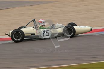 © Octane Photographic Ltd. Motors TV day – Donington Park,  Saturday 31st March 2012. Formula Junior Free practice, Pete Morton - Lightning Envoyette. Digital ref : 0264cb1d9014