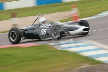 © Octane Photographic Ltd. Motors TV day – Donington Park,  Saturday 31st March 2012. Formula Junior Free practice, Steve Jones - Cooper T67. Digital ref : 0264cb1d9045
