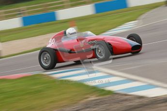 © Octane Photographic Ltd. Motors TV day – Donington Park,  Saturday 31st March 2012. Formula Junior Free practice, Pat Barford - EFAC Stanuellini. Digital ref : 0264cb1d9066