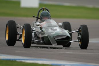 © Octane Photographic Ltd. Motors TV day – Donington Park,  Saturday 31st March 2012. Formula Junior Free practice, Michael Hibberd - Lotus 27. Digital ref : 0264cb7d5498