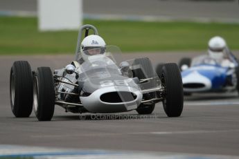 © Octane Photographic Ltd. Motors TV day – Donington Park,  Saturday 31st March 2012. Formula Junior Free practice, Steve Jones - Cooper T67. Digital ref : 0264cb7d5525