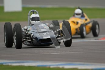 © Octane Photographic Ltd. Motors TV day – Donington Park,  Saturday 31st March 2012. Formula Junior Free practice, Chris Drake - Elva 300. Digital ref : 0264cb7d5533
