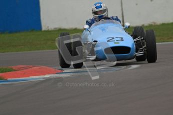 © Octane Photographic Ltd. Motors TV day – Donington Park,  Saturday 31st March 2012. Formula Junior Free practice, Keith Roach - Condor SII. Digital ref : 0264cb7d5563