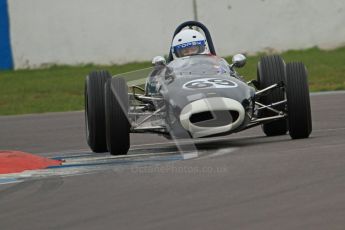 © Octane Photographic Ltd. Motors TV day – Donington Park,  Saturday 31st March 2012. Formula Junior Free practice, Andrew Turvey - Lola Mk.5A. Digital ref : 0264cb7d5566