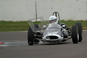 © Octane Photographic Ltd. Motors TV day – Donington Park,  Saturday 31st March 2012. Formula Junior Free practice, Steve Jones - Cooper T67. Digital ref : 0264cb7d5576