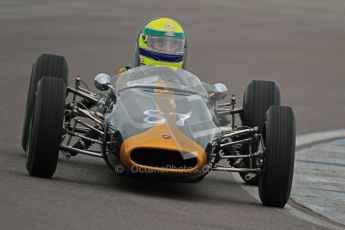 © Octane Photographic Ltd. Motors TV day – Donington Park,  Saturday 31st March 2012. Formula Junior Free practice, John Truslove - Brabham BT6. Digital ref : 0264cb7d5585