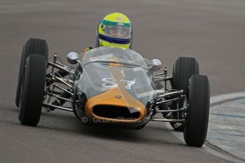 © Octane Photographic Ltd. Motors TV day – Donington Park,  Saturday 31st March 2012. Formula Junior Free practice, John Truslove - Brabham BT6. Digital ref : 0264cb7d5585