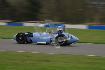 © Octane Photographic Ltd. Motors TV day – Donington Park,  Saturday 31st March 2012. Formula Junior Free practice, Stuart Roach - Alexis Mk.2. Digital ref : 0264lw7d6624