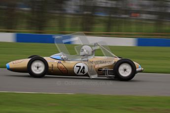 © Octane Photographic Ltd. Motors TV day – Donington Park,  Saturday 31st March 2012. Formula Junior Free practice, Francesco Baldanza - Lotus 22. Digital ref : 0264lw7d6805