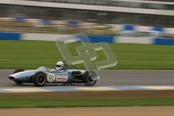 © Octane Photographic Ltd. Motors TV day – Donington Park,  Saturday 31st March 2012. Formula Junior Free practice, Jonathan Hughes - Brabham BT6. Digital ref : 0264lw7d6950