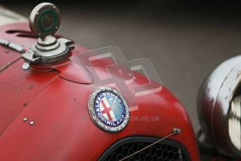 © Octane Photographic Ltd. Motors TV day – Donington Park,  Saturday 31st March 2012. VSCC Pre-War Sportscars, Neil Twyman - Alfa Romeo 8C. Digital ref : 0265cb1d8867