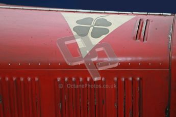 © Octane Photographic Ltd. Motors TV day – Donington Park,  Saturday 31st March 2012. VSCC Pre-War Sportscars, Neil Twyman - Alfa Romeo 8C. Digital ref : 0265cb1d8869