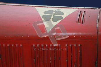 © Octane Photographic Ltd. Motors TV day – Donington Park, Saturday 31st March 2012. VSCC Pre-War Sportscars, Neil Twyman - Alfa Romeo 8C. Digital ref : 0265cb1d8869