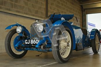 © Octane Photographic Ltd. Motors TV day – Donington Park, Saturday 31st March 2012. VSCC Pre-War Sportscars, James Potter - Riley Brooklands. Digital ref : 0265cb1d8888