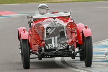 © Octane Photographic Ltd. Motors TV day – Donington Park,  Saturday 31st March 2012. VSCC Pre-War Sportscars, Robin Toone - Alfa Romeo 1750. Digital ref : 0265cb1d9118