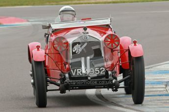 © Octane Photographic Ltd. Motors TV day – Donington Park, Saturday 31st March 2012. VSCC Pre-War Sportscars, Robin Toone - Alfa Romeo 1750. Digital ref : 0265cb1d9118