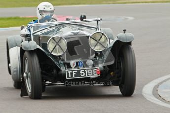 © Octane Photographic Ltd. Motors TV day – Donington Park, Saturday 31st March 2012. VSCC Pre-War Sportscars, Trevor Swete - Invicta S Type. Digital ref : 0265cb1d9121
